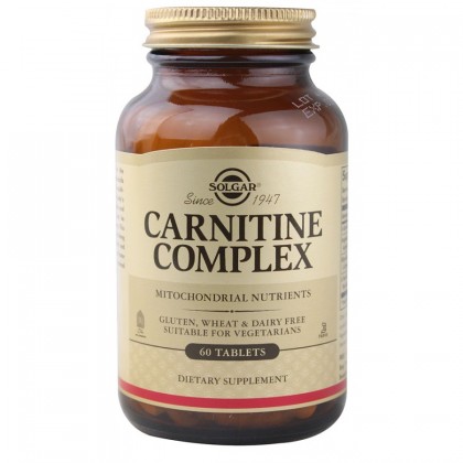 SOLGAR Carnitine Complex 60 Ταμπλέτες